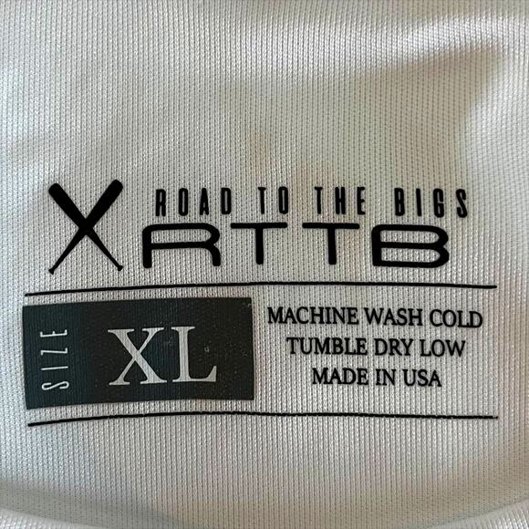 RTTB Baseball life heartbeat hydro performance drift shirt White Size XL - Picture 10 of 11